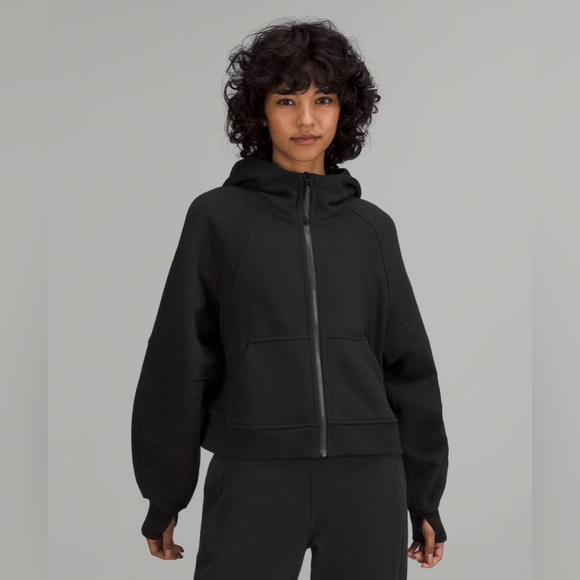Lululemon full zip scuba in black - xs/s - Picture 1 of 2
